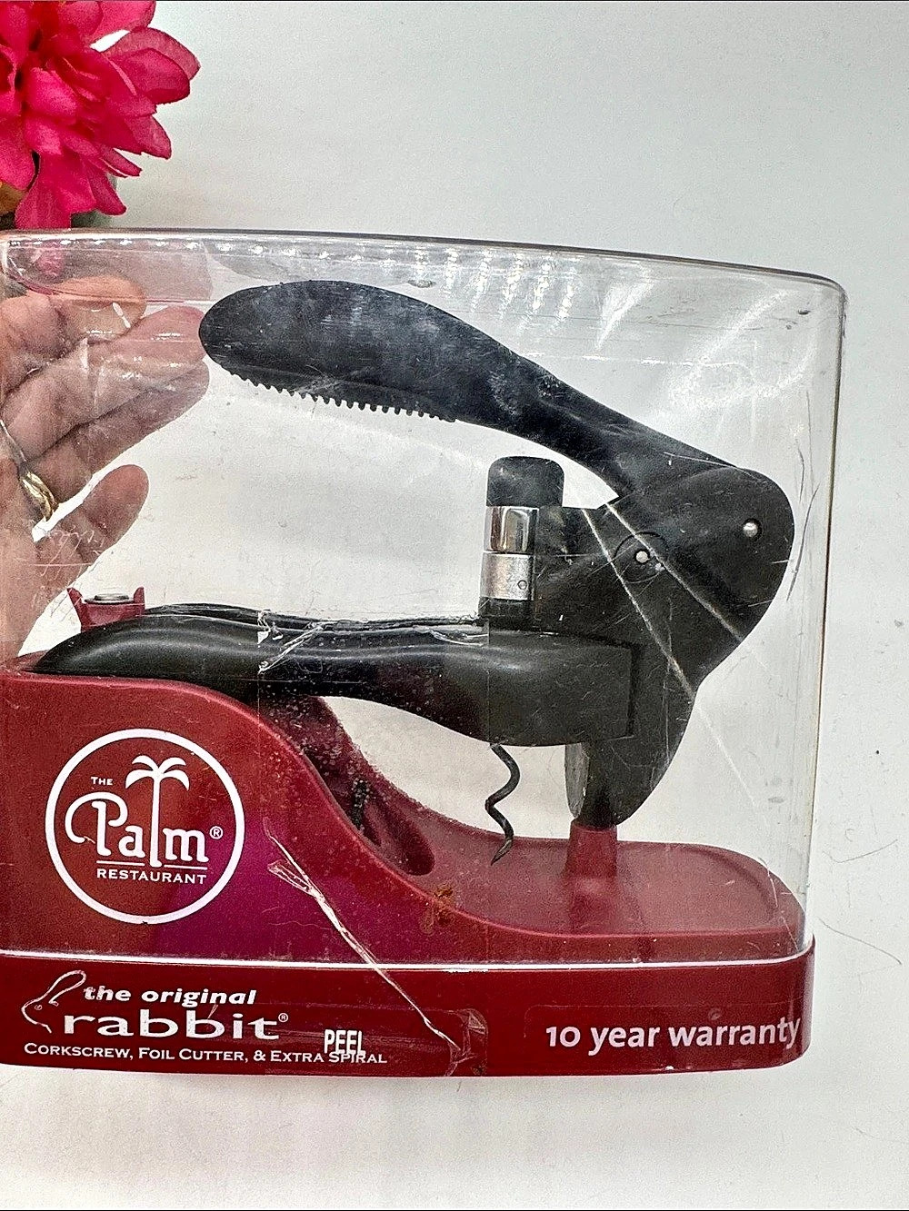 The Palm Restaurant the original rabbit Corkscrew Foil Cutter Kitchen Tool